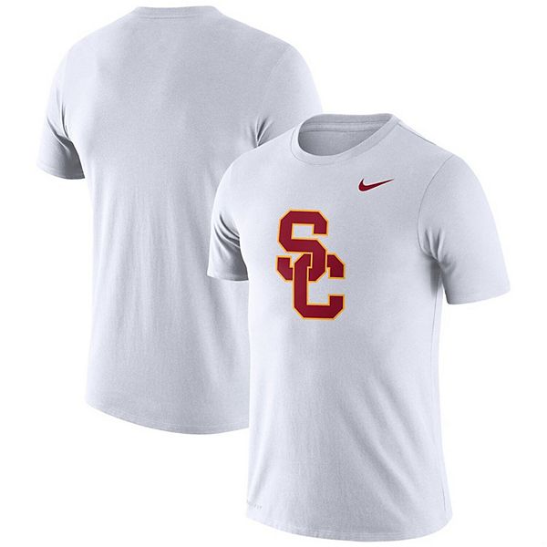Men's Nike White USC Trojans School Logo Performance T-Shirt
