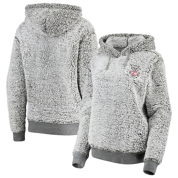 wisconsin badgers sherpa pullover