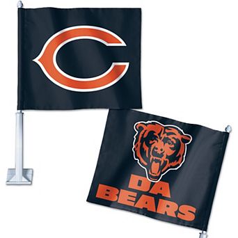 WinCraft Chicago Bears Double-Sided Slogan Car Flag