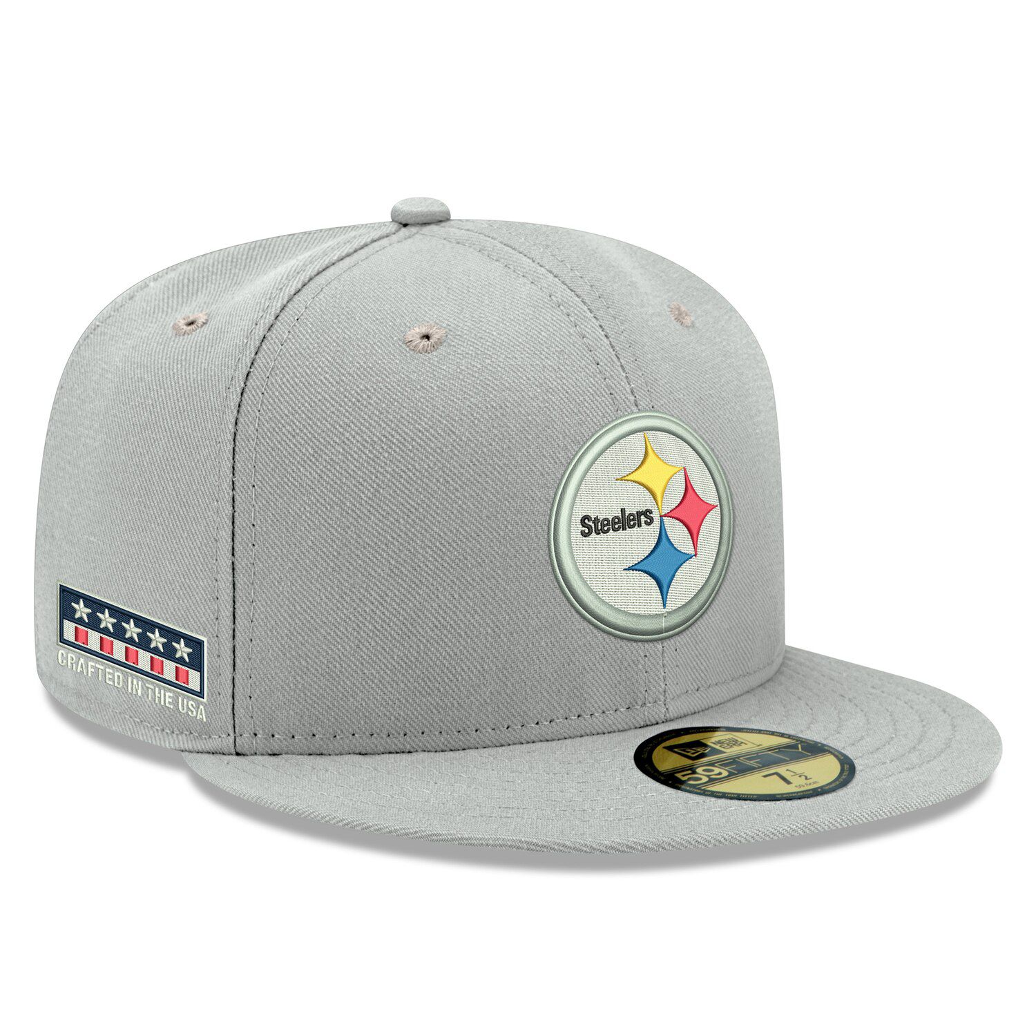 gray steelers hat