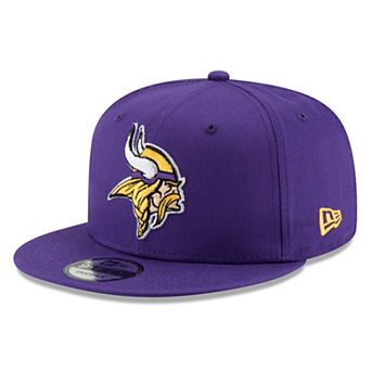 Men's New Era Purple Minnesota Vikings Basic 9FIFTY Adjustable Snapback Hat