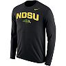 Men's Nike Black NDSU Bison Arch Over Logo Long Sleeve T-Shirt