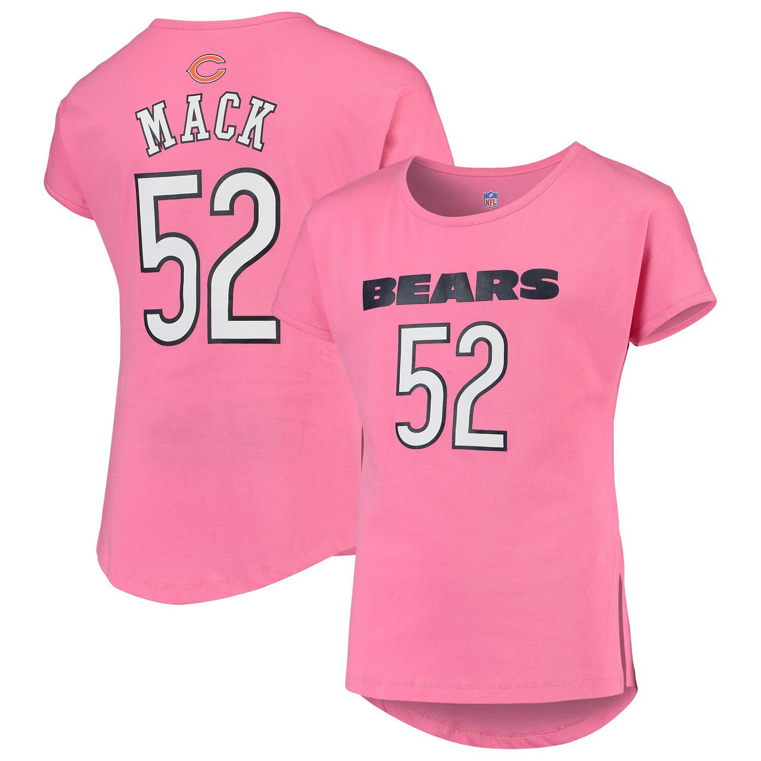 girls pink chicago bears jersey