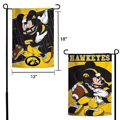 WinCraft Iowa Hawkeyes 12" x 18" Double-Sided Team Garden Flag