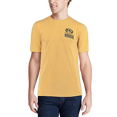 Men's Gold Missouri Tigers Comfort Colors Campus Icon T-Shirt