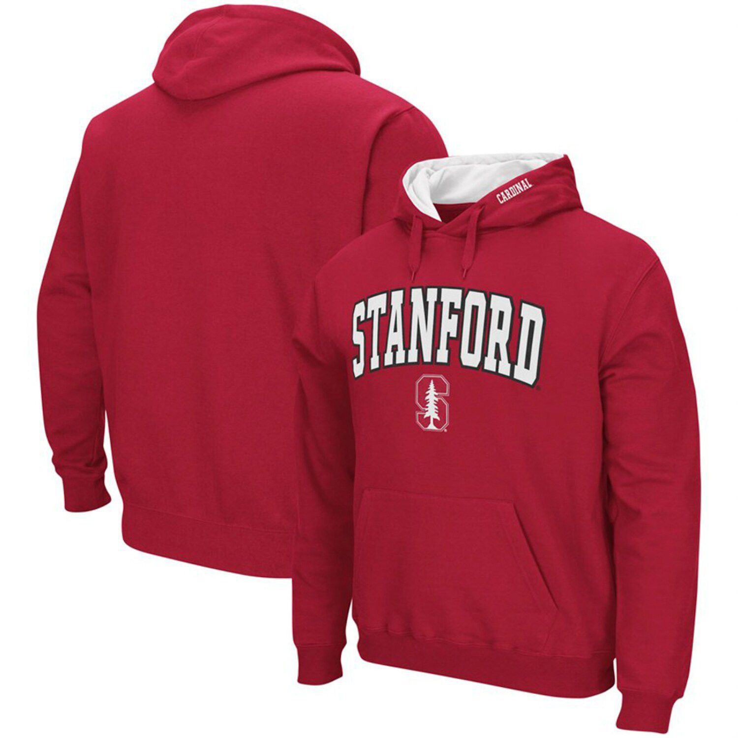 red stanford hoodie