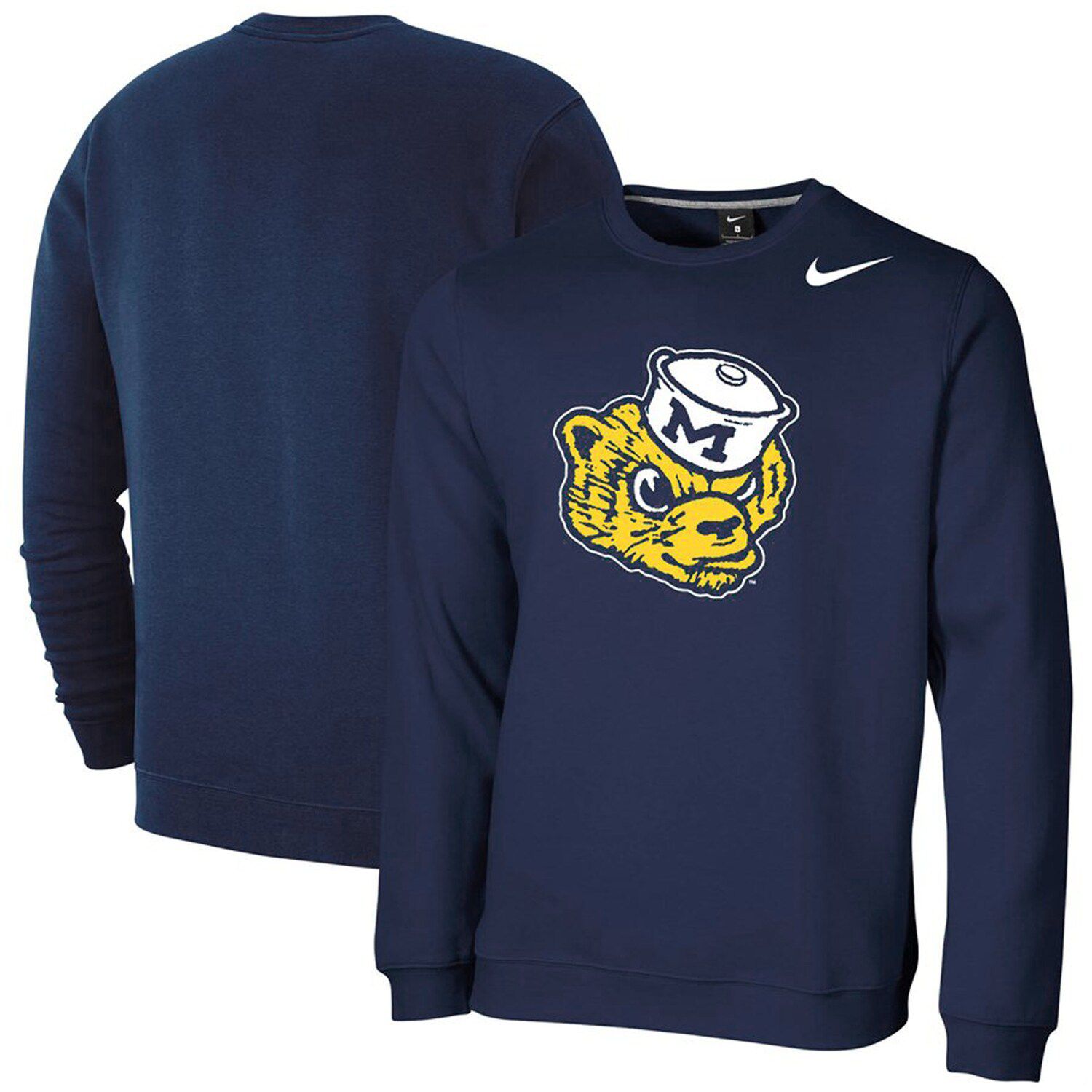 nike navy crew neck sweatshirt