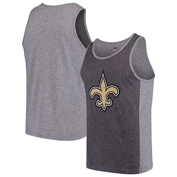 New Orleans Saints Men's Big & Tall Charcoal Majestic