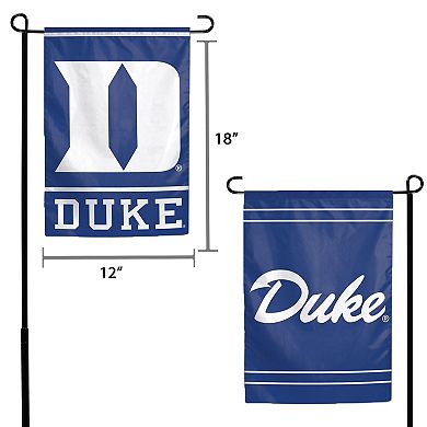 WinCraft Duke Blue Devils 12" x 18" Double-Sided Team Garden Flag