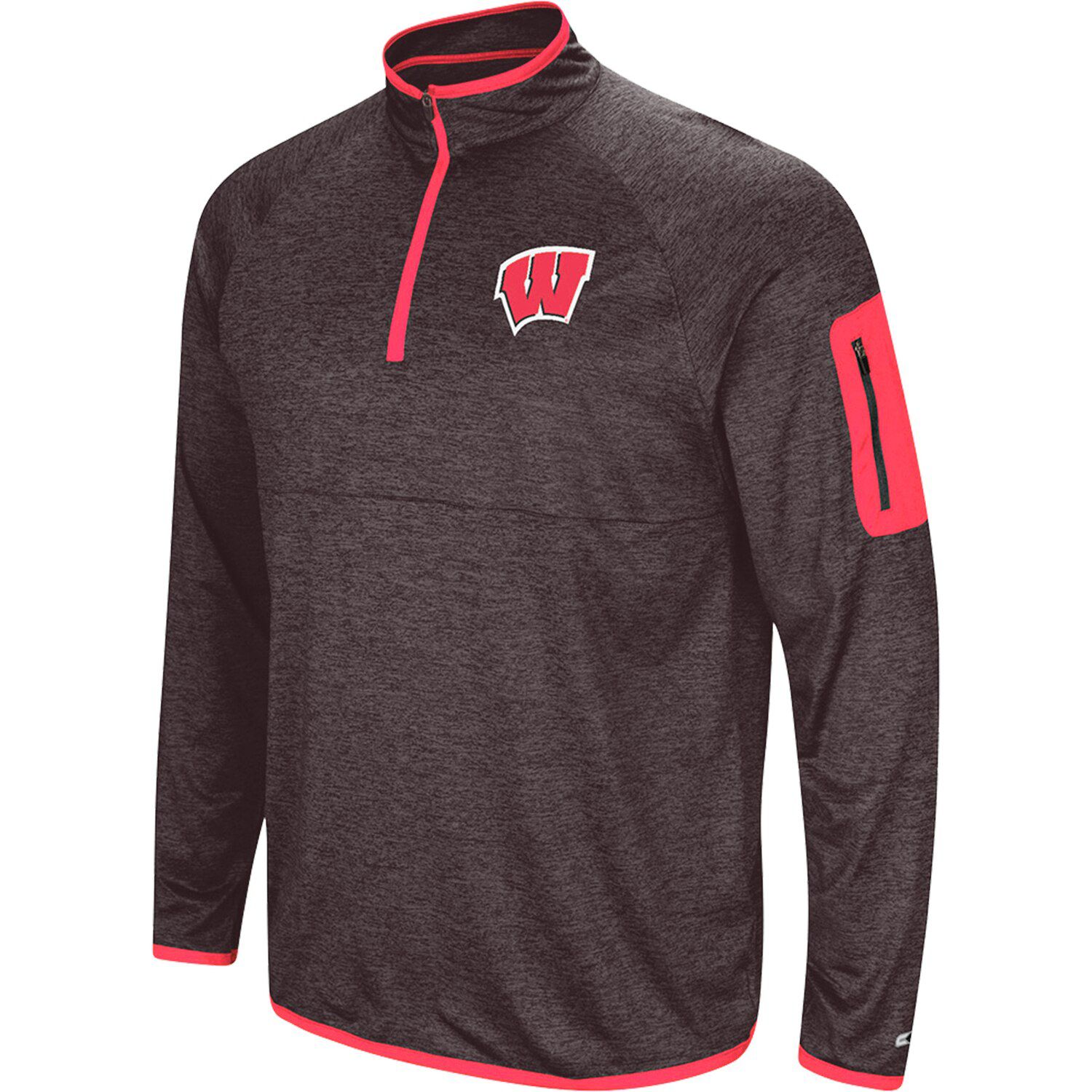 wisconsin badgers zip up sweatshirt