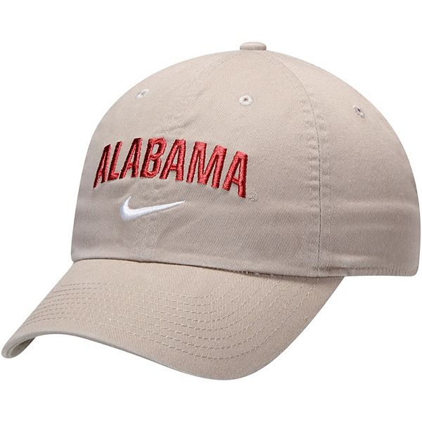 Men's Nike Khaki Alabama Crimson Tide Heritage 86 Arch Adjustable Hat