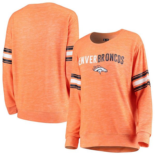 Girls Denver Broncos T-Shirt New Era Long Sleeve Tee