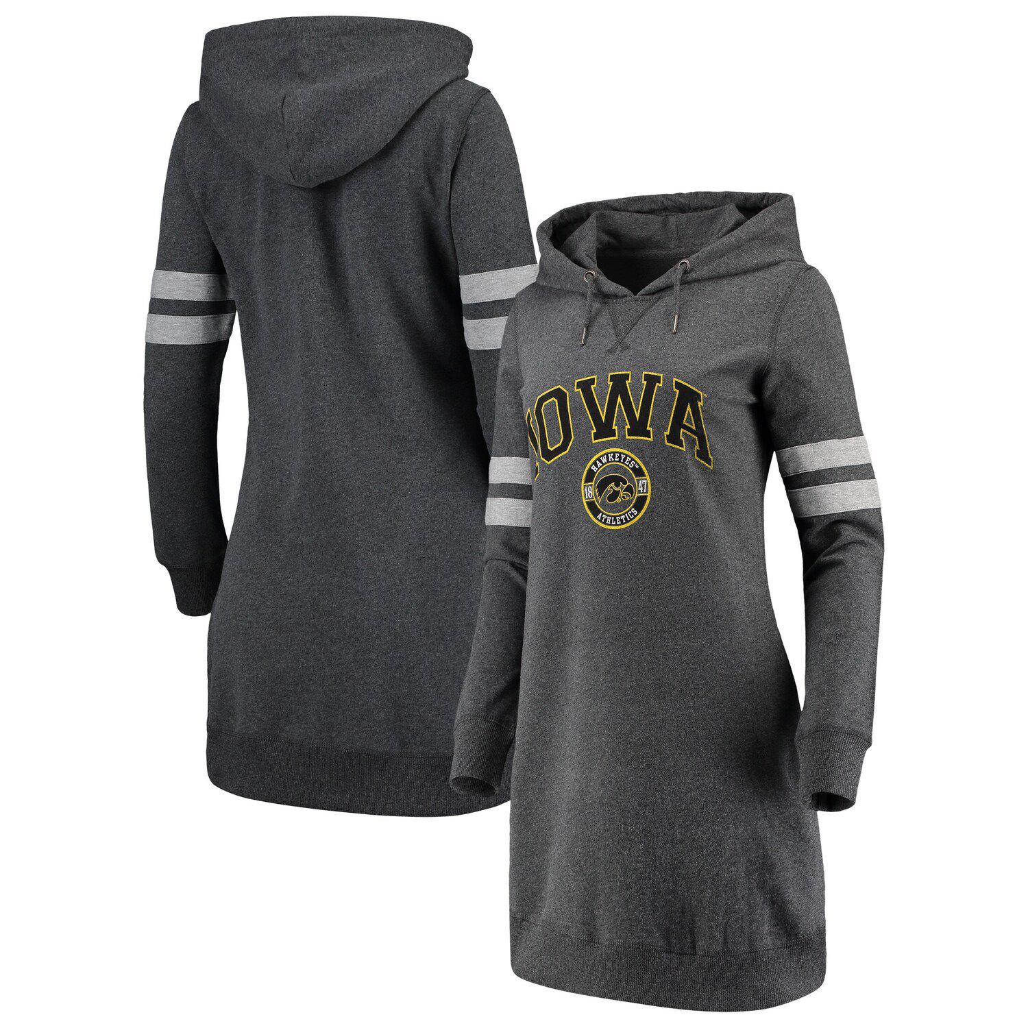 women's gray hooded sweatshirt