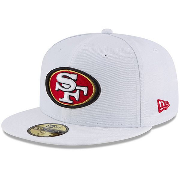 San Francisco 49ers weiß New Era 59Fifty Fitted Cap 