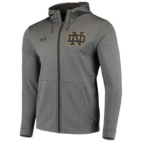 Men's Under Armour Heathered Charcoal Notre Dame Fighting Irish School ...