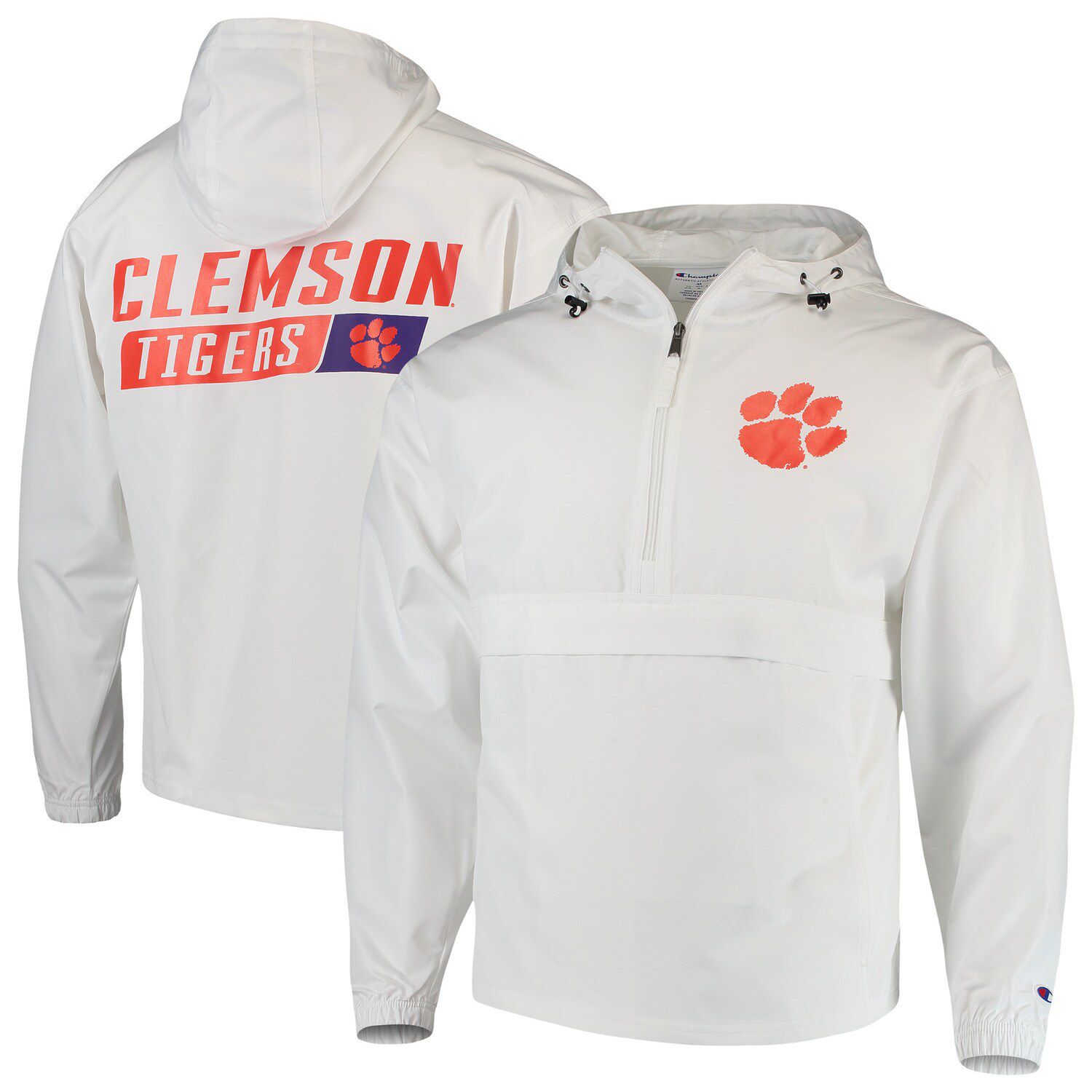 white champion rain jacket