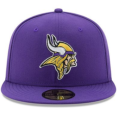 Men's New Era Purple Minnesota Vikings Omaha 59FIFTY Fitted Hat