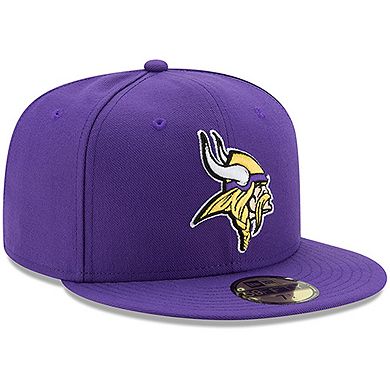 Men's New Era Purple Minnesota Vikings Omaha 59FIFTY Fitted Hat