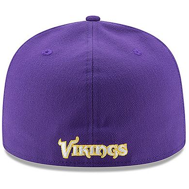 Men's New Era Purple Minnesota Vikings Omaha 59FIFTY Fitted Hat