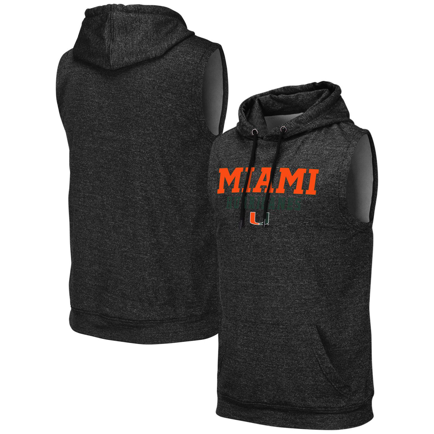 black miami hurricanes hoodie
