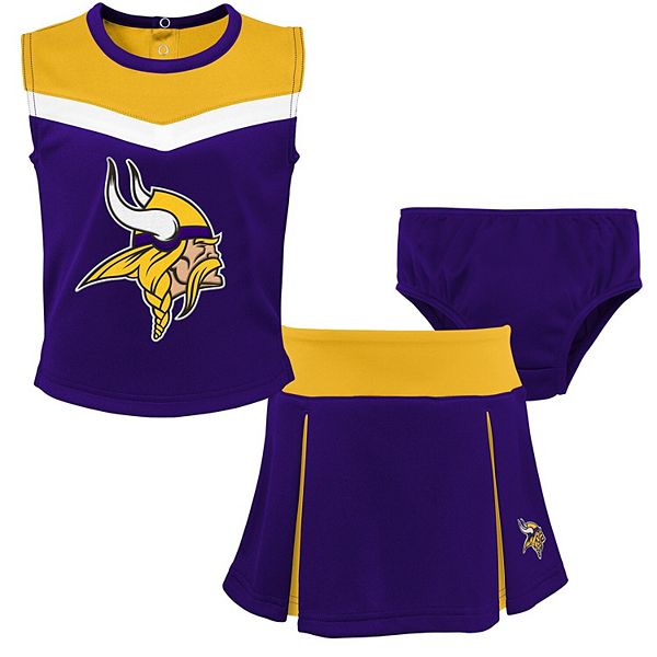 Vikings Toddler Minnesota Cheerleader Outfit - Sportswear WI