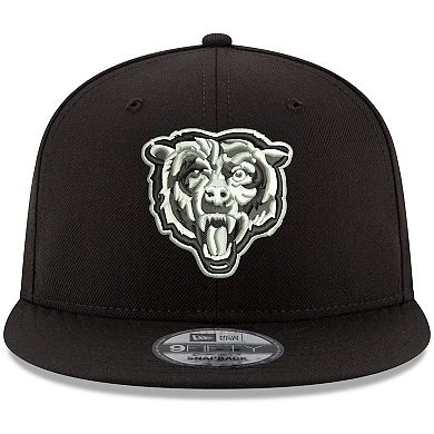 Men's New Era Black Chicago Bears B-Dub 9FIFTY Adjustable Hat