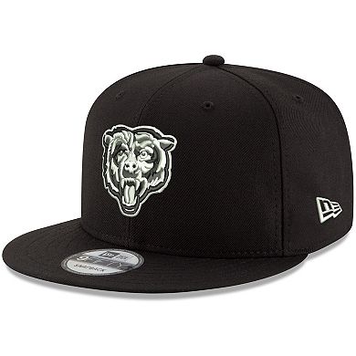 Men's New Era Black Chicago Bears B-Dub 9FIFTY Adjustable Hat