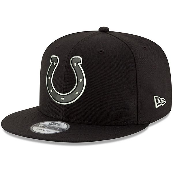 Indianapolis Colts New Era B-Dub 59FIFTY Fitted Hat - Black