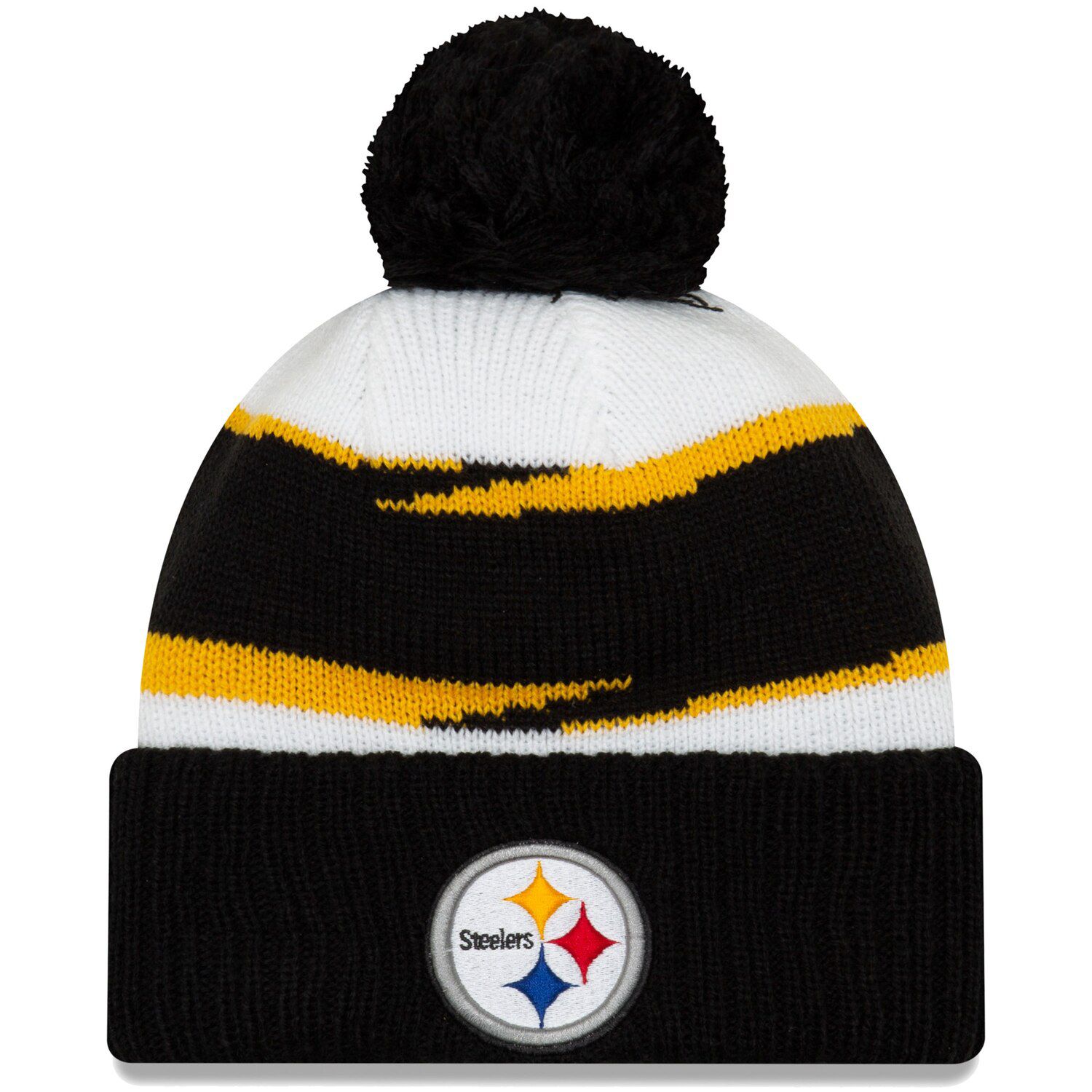 steelers pom pom hat