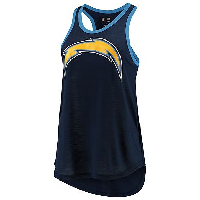 Women's G-III 4Her by Carl Banks Navy Los Angeles Chargers Tater Tank Top