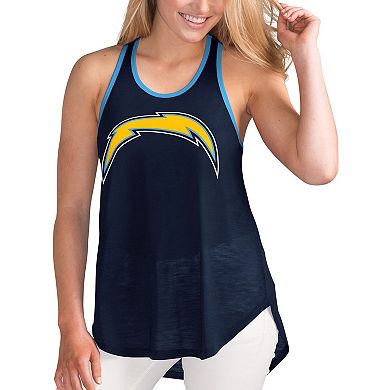 Women's G-III 4Her by Carl Banks Navy Los Angeles Chargers Tater Tank Top