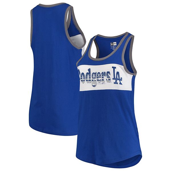 New Era Women's New Era Royal Los Angeles Dodgers Active Racerback Tank Top