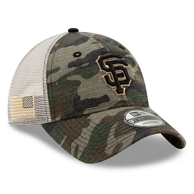 Men's New Era Camo San Francisco Giants Trucker 9TWENTY Snapback Hat