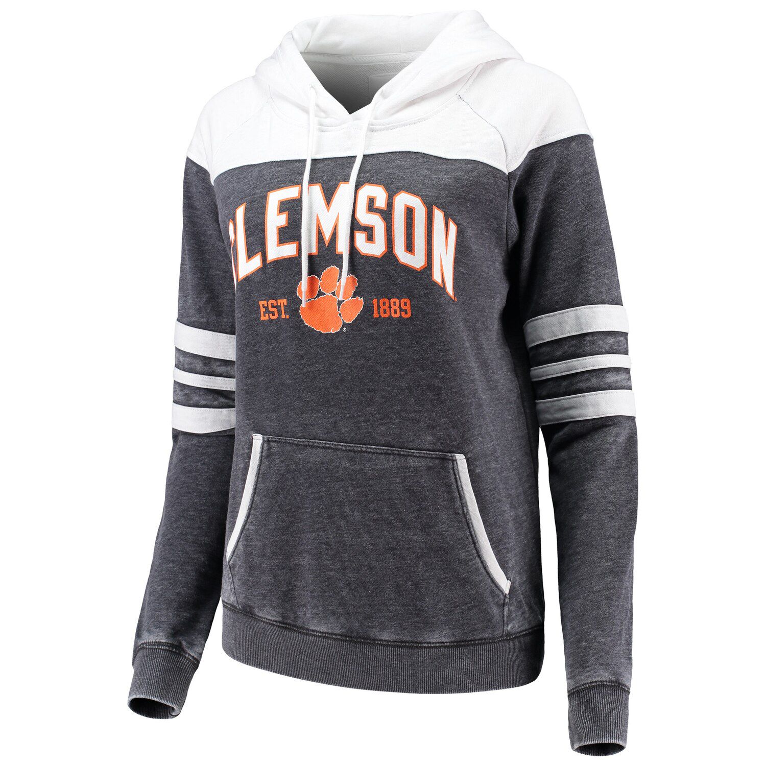 white clemson hoodie