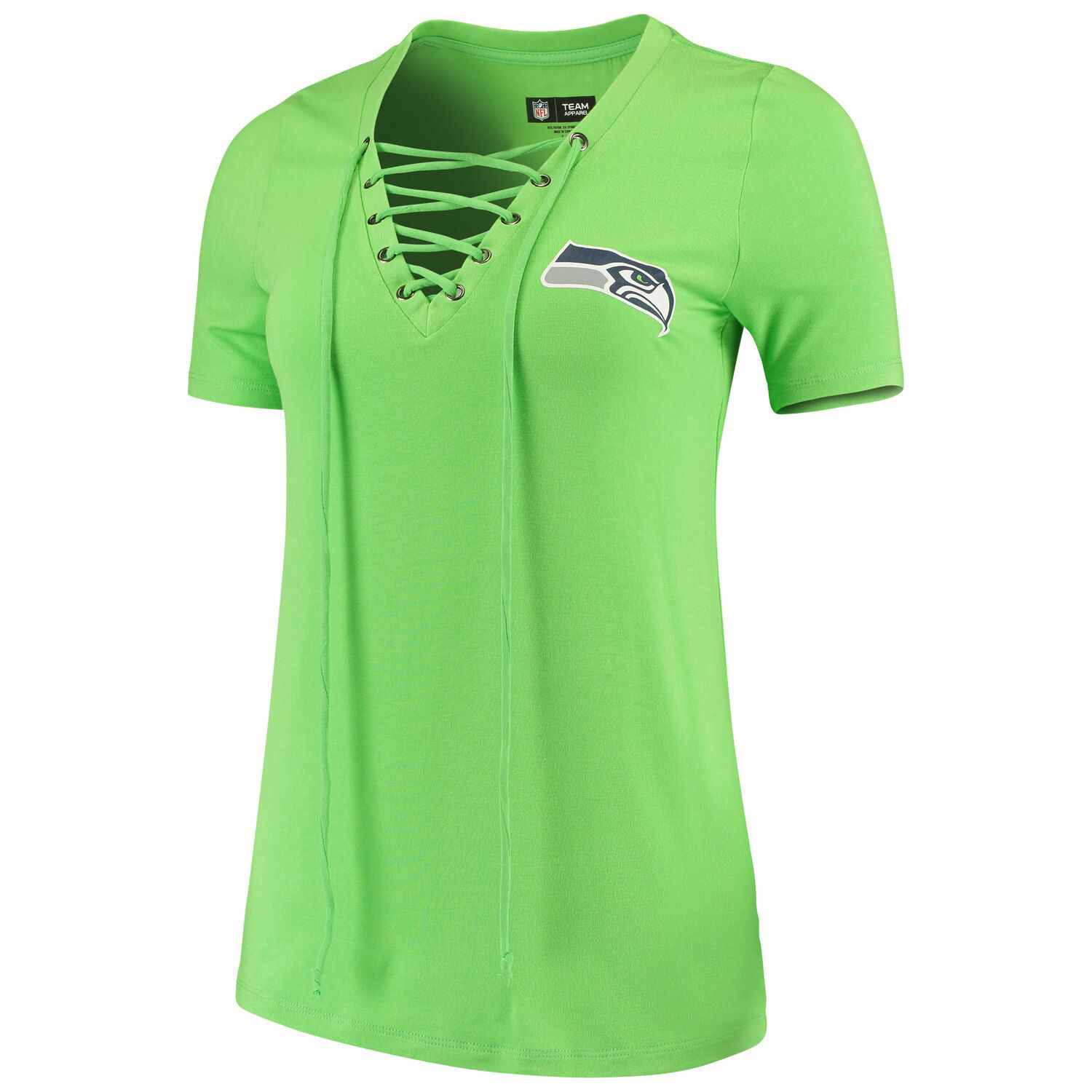 womens neon green seahawks jersey