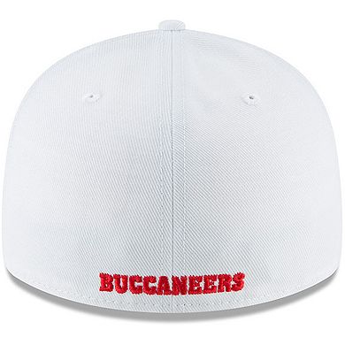 Men's New Era White Tampa Bay Buccaneers Omaha Low Profile 59FIFTY Fitted Hat