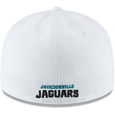 Men's New Era White Jacksonville Jaguars Omaha Low Profile 59FIFTY Fitted Hat