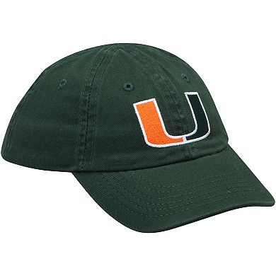 Infant Top of the World Green Miami Hurricanes Mini Me Adjustable Hat