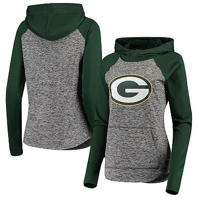 Women's G-III 4Her by Carl Banks Heathered Gray/Green Green Bay Packers ...