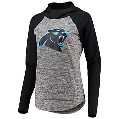 Women's Concepts Sport Cream/Charcoal Carolina Panthers Granite Knit Pullover  Sweatshirt 