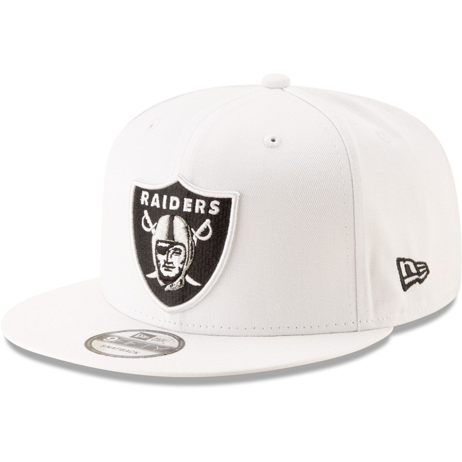 white raiders cap