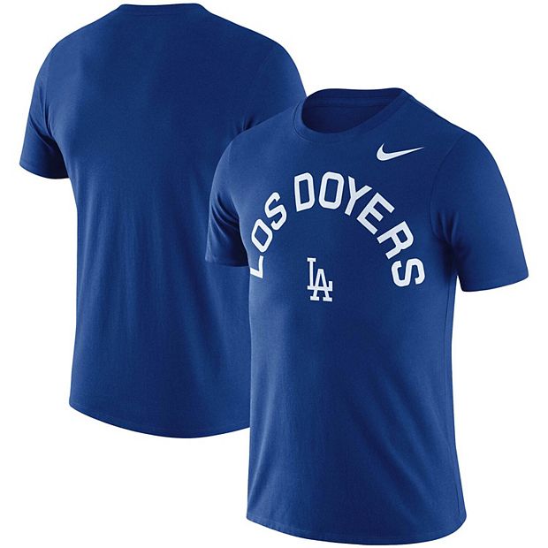 Men's Nike Black Los Angeles Dodgers MLB Los Doyers Local Phrase T