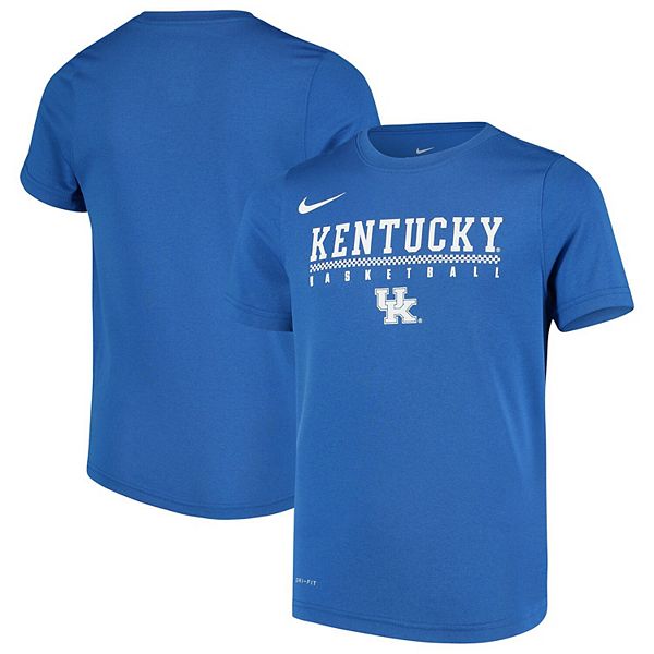 Youth Nike Royal Kentucky Wildcats Basketball Legend Performance T-shirt