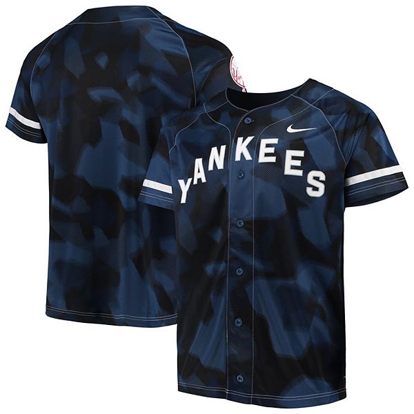 Men's Nike Navy New York Yankees Camo Jersey