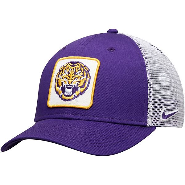 Men's Nike Purple LSU Tigers Throwback Logo Classic 99 Trucker ...