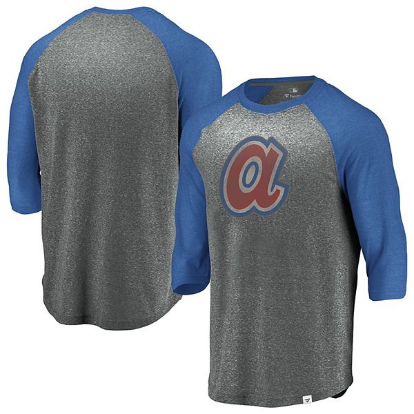 Nike Women's Cleveland Indians Tri-Blend 3/4-Sleeve T-Shirt