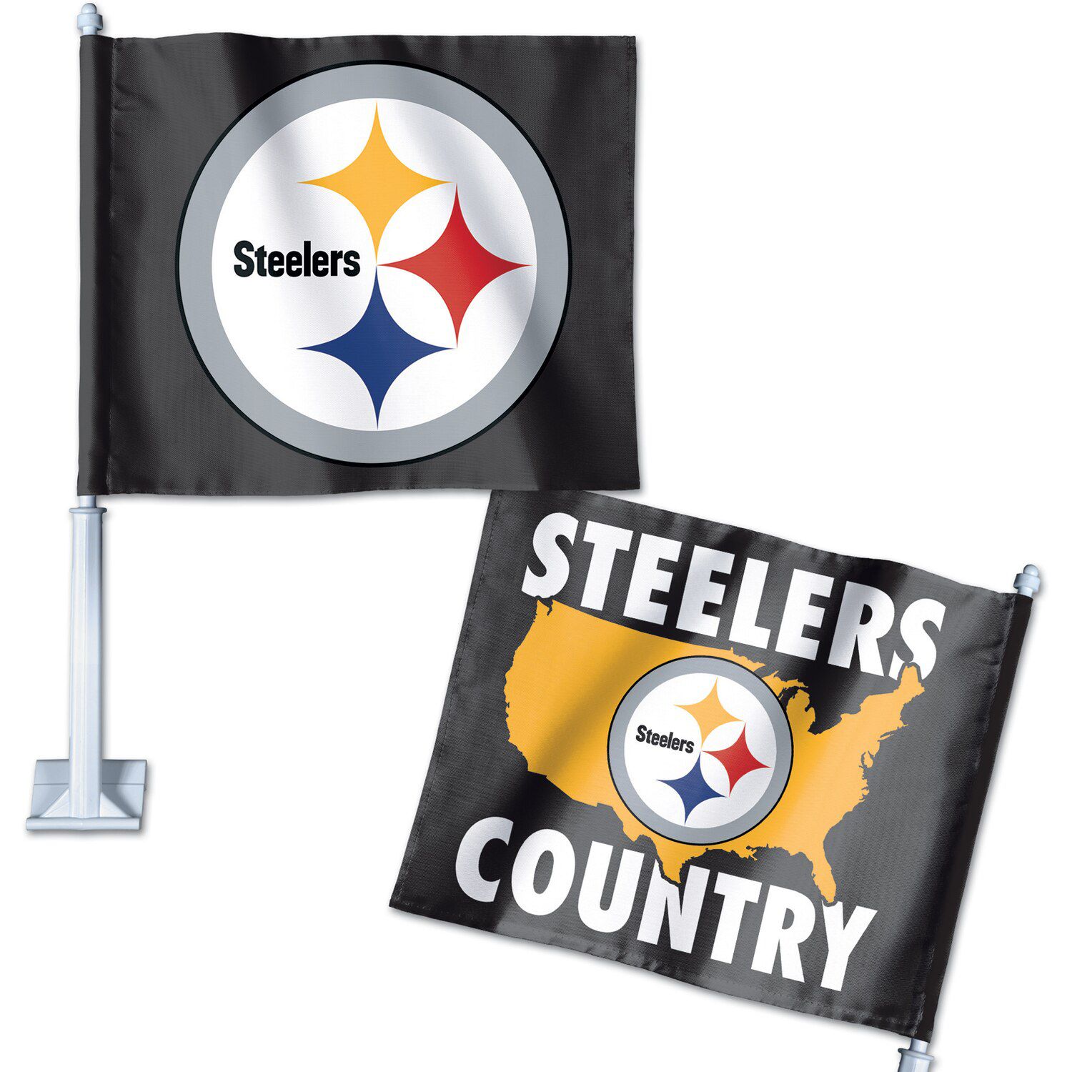 WinCraft Pittsburgh Steelers 3' x 5' Pride 1-Sided Deluxe Flag