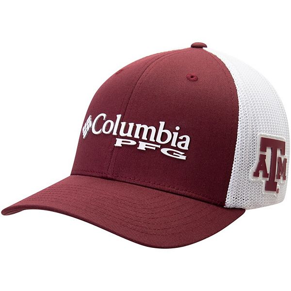 Men's Columbia Maroon Texas A&M Aggies Collegiate PFG Flex Hat