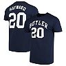 Men's Original Retro Brand Gordon Hayward Navy Butler Bulldogs Alumni Basketball Jersey T-Shirt