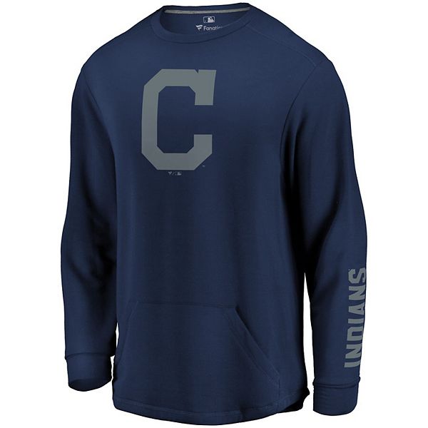 Men's Fanatics Branded Navy Cleveland Indians World At Large Pullover ...